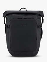 1 Compartment Backpack With 16" Laptop Sleeve Kapten and son Black backpack LISBON