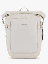 1 Compartment Backpack With 16" Laptop Sleeve Lisbon Kapten and son Beige backpack LISBON