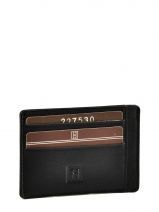 Card Holder Leather Hexagona Black soft 227530