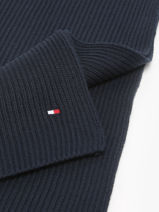 charpe Tommy hilfiger Bleu essential flag AM12847-vue-porte
