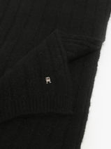 charpe Tommy hilfiger Noir timeless AW16655-vue-porte