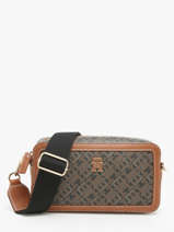 Sac Bandoulire Th Monoplay Tommy hilfiger Marron th monoplay AW16442