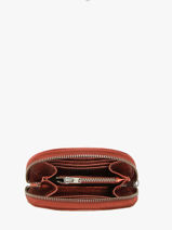 Leather Manon Ginger Coin Purse Paul marius Brown ginger MANONGIN-vue-porte