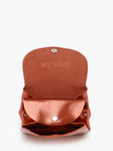 Porte-monnaie Gustave Ginger Cuir Paul marius Marron ginger GUSTAGIN-vue-porte