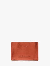 Leather Gabin Ginger Card Holder Paul marius Brown ginger GABINGIN