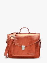 Sac Bandoulire Melle George Ginger Cuir Paul marius Marron ginger GEORGGIN