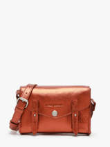 Sac Bandoulire Mini Indispensable Ginger Cuir Paul marius Marron ginger MINIGIN