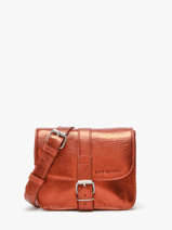 Leather L'essentiel Ginger Crossbody Bag Paul marius Brown ginger ESSENGIN