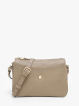 Shoulder Bag Luna Leather Hexagona Brown luna 6820086