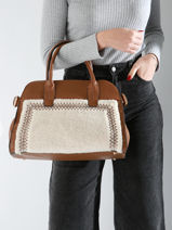 Shoulder Bag Polaire Miniprix Brown polaire BV24864-vue-porte