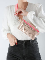 Metallic Leather Coachella Belt Bag Marie martens Gold coachella VMQ-vue-porte