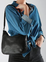 Shoulder Bag Heritage Leather Biba Black heritage FED5L-vue-porte