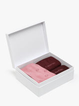 Chaussettes Calvin klein jeans Violet socks women 71229444-vue-porte