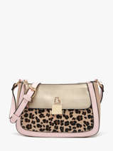Shoulder Bag Leopard Lulu castagnette Pink leopard TWIGGY
