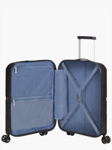 Expandable Cabin Luggage American tourister Black airconic 128186-vue-porte
