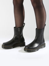 Boots Amaayah Lo In Leather Dr martens Black women 31950001-vue-porte