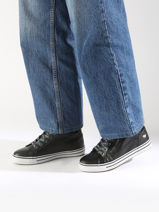 Sneakers Mustang Noir women 1365603-vue-porte