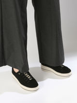 Sneakers En Cuir Remonte Noir women 2-vue-porte