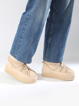 Bottines Platform Mountain Colors of california Beige women Platform boot mountain look-vue-porte