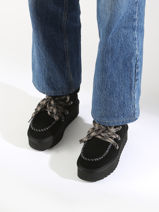 Boots Platform Colors of california Black women CYWPLA05-vue-porte