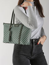 Shoulder Bag Paris Miniprix Green paris F8545-vue-porte