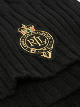 Scarf Lauren ralph lauren Black textile 54960071-vue-porte