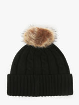 Beanie Lauren ralph lauren Black textile 54960081-vue-porte