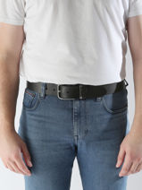 Ceinture Nubby Cuir Redskins Noir belt NUBBY-vue-porte