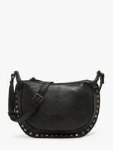 Shoulder Bag Barcelone Leather Basilic pepper Black barcelone BBAC05
