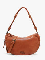 Sac Bandouli�re Tokyo Cuir Basilic pepper Marron tokyo BTOK02