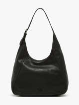 Sac Port� �paule Barcelone Cuir Basilic pepper Noir barcelone BBAC06