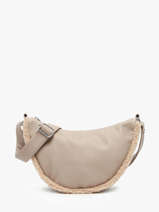 Sac Bandouli�re Polaire Miniprix Beige polaire 2