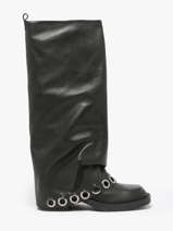 Bottes N�6 Noir accessoires GE1