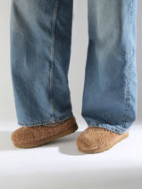 Slippers Tasman Maxi Curly In Leather Ugg Beige women 1158356-vue-porte