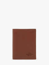 Wallet Foulonne Leather Yves renard Brown foulonne 23520
