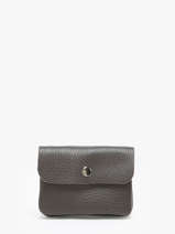 Porte-monnaie Caviar Cuir Milano Gris caviar CA23092