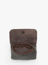 Porte-monnaie Caviar Cuir Milano Marron caviar CA23092-vue-porte