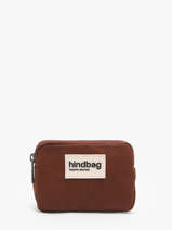 Porte-monnaie Lili Coton Hindbag Marron best seller LILI