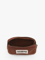 Coin Purse Lili Cotton Hindbag Brown best seller LILI-vue-porte