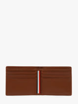 Portefeuille Cuir Tommy hilfiger Marron th premium AM13031-vue-porte