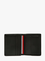 Wallet Th Premium Leather Tommy hilfiger Black th premium AM13034-vue-porte