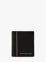 Wallet Corporate Leather Tommy hilfiger Black corporate AM13045