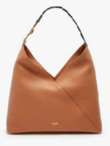 Shoulder Bag Pagode Leather Lancel Brown pagode A12510