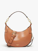 Shoulder Bag Origami Leather Lancel Brown origami A13313