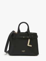 Sac Bandouli�re Faubourg Cuir Lancel Noir faubourg A13527
