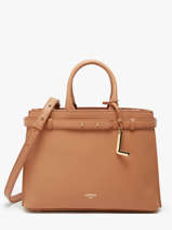 Satchel Faubourg Leather Lancel Brown faubourg A13528