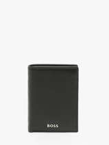 Wallet With Coin Purse Smooth Leather Hugo boss Black smooth HLG403A
