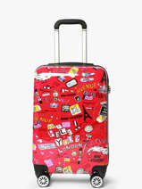 Valise Cabine Snowball Rouge travel 86820