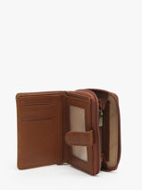 Wallet Leather Katana Brown marina 753052-vue-porte