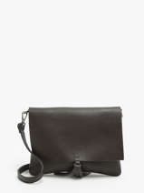 Sac Bandouli�re Caviar Cuir Milano Marron caviar CA22112